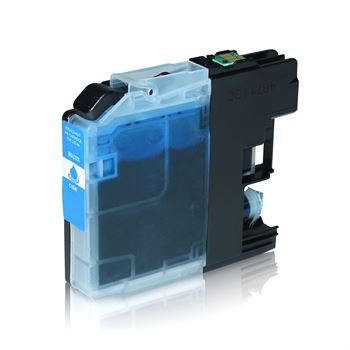 Set consisting of Ink cartridge (alternative) compatible with Brother LC121BK black, LC121C cyan, LC121M magenta, LC121Y yellow - Save 6%