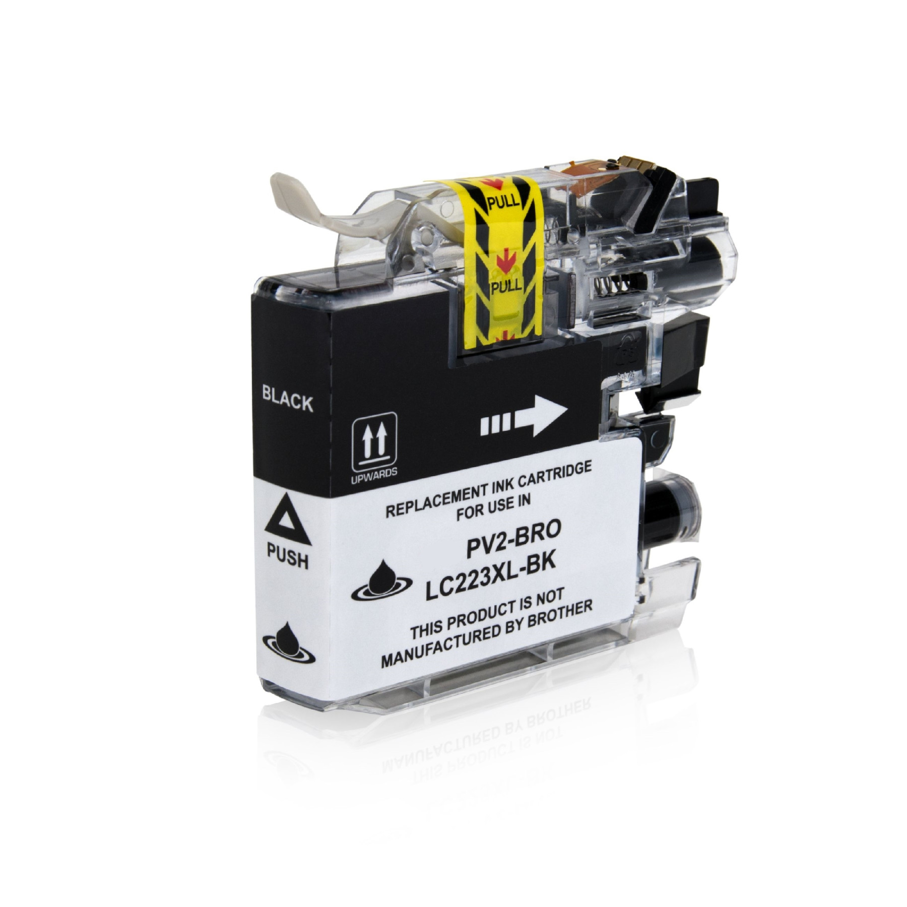 Set consisting of Ink cartridge (alternative) compatible with Brother LC223BK black, BROTHER LC223C cyan, BROTHER LC223M magenta, BROTHER LC223Y yellow - Save 6%