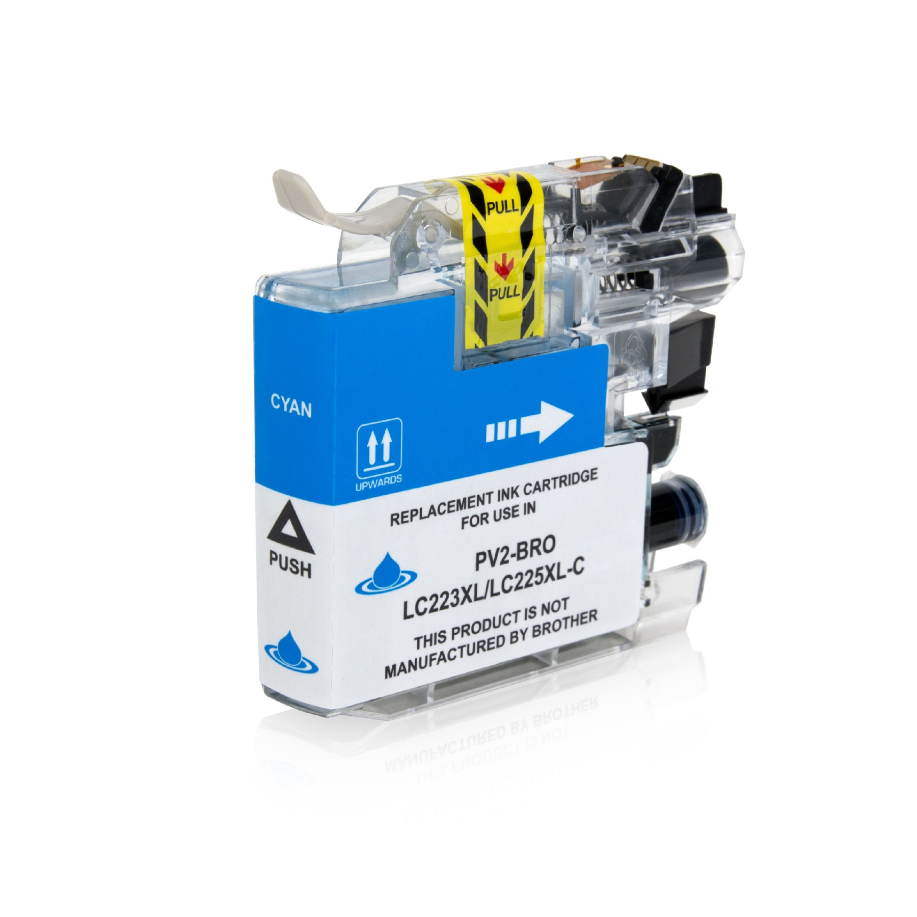 Set consisting of Ink cartridge (alternative) compatible with Brother LC223BK black, BROTHER LC223C cyan, BROTHER LC223M magenta, BROTHER LC223Y yellow - Save 6%