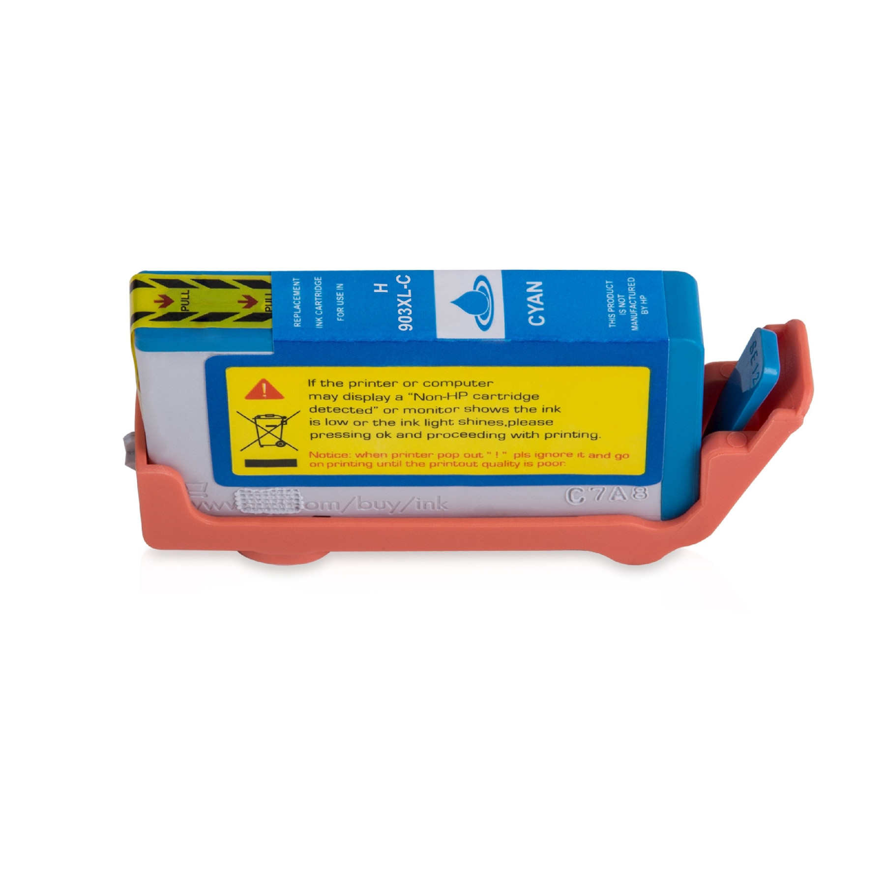 Set consisting of Ink cartridge (alternative) compatible with HP T6M15AE black, T6M03AE cyan, T6M07AE magenta, T6M11AE yellow - Save 6%