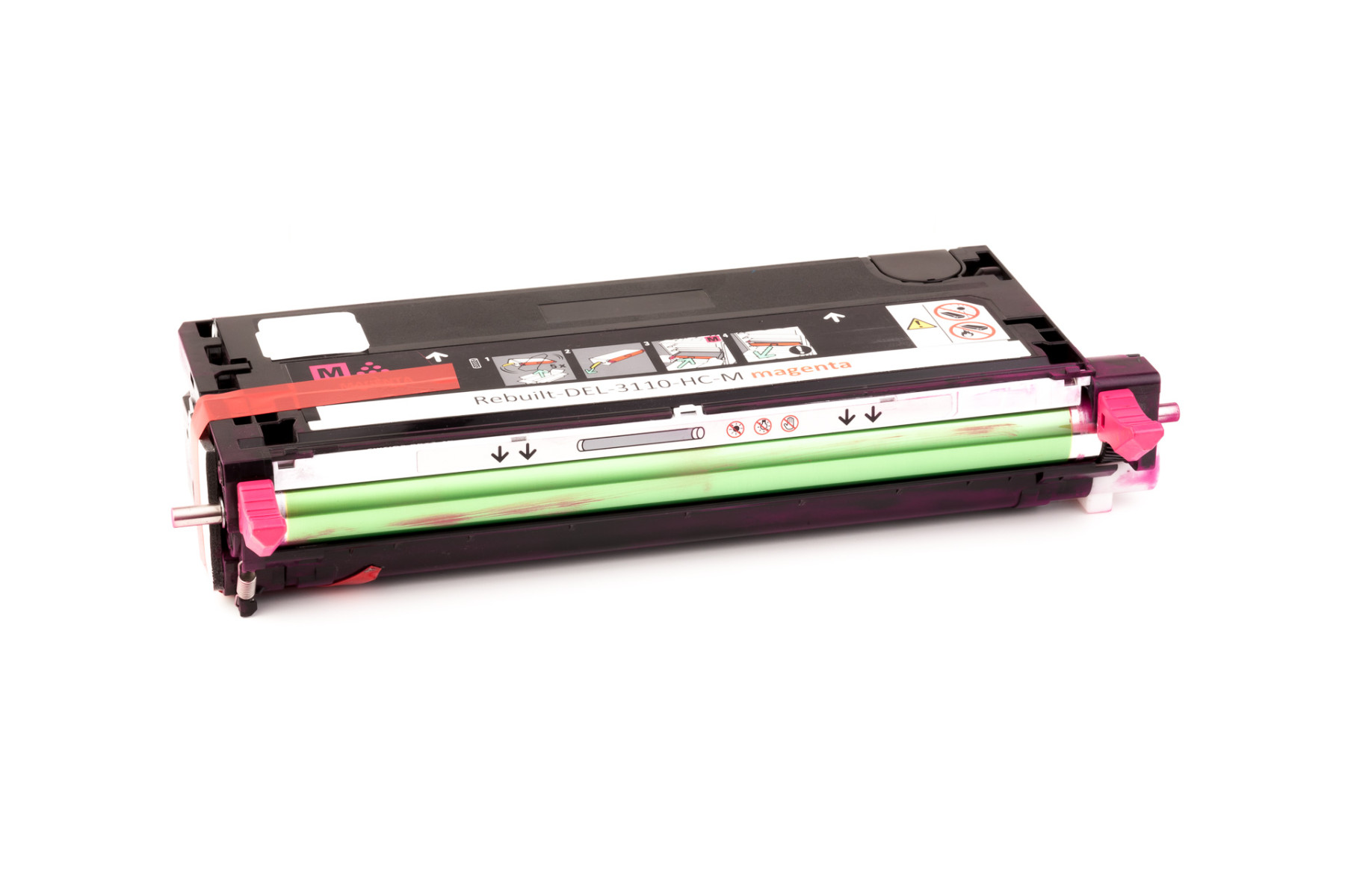 Set consisting of Toner cartridge (alternative) compatible with Dell 3110CN 3115CN (PF030) black, (PF029) cyan, (RF013) magenta, (NF556) yellow - Save 6%