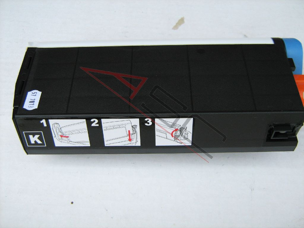 Set consisting of Toner cartridge (alternative) compatible with Oki C 7200 N DN 7400 7000 CCS Color  black, cyan, magenta, yellow - Save 6%