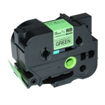 P-Touch (alternative) compatible with Brother TZE261 Black Green