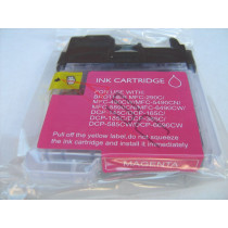 Ink cartridge (alternative) compatible with Brother LC1100 magenta