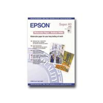 EPSON S041352 Matte Papier Aquarell inkjet 190g/m2 A3+ 20 Blatt 1er-Pack