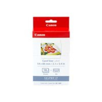 CANON KC-18IF Foto sticker inkjet 54x86mm 18 Blatt 10er-Pack with ink cassette for CP-100