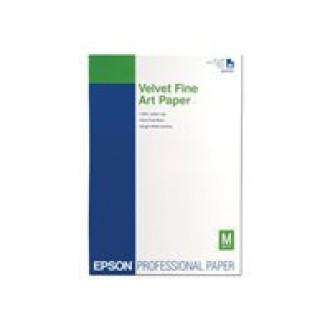 EPSON S041637 Velvet fine art Papier inkjet 260g/m2 DIN A3+ 20 Blatt 1er-Pack