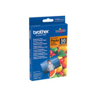 BROTHER  glänzend  Foto Papier weiss 100x150mm 50 Blatt