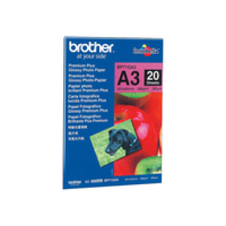 BROTHER BP-71GA3  glänzend  Foto inkjet 260g/m2 A3 20 Blatt 1er-Pack