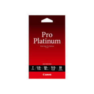 CANON PT-101 pro platinum Foto Papier inkjet 300g/m2 10x15cm 20 Blatt 1er-Pack