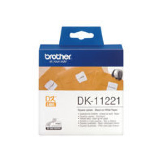BROTHER P-Touch DK11221 23mm x 23mm Permanent Adhesive Square Labels