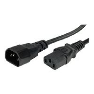 VALUE Apparate-Verbindungskabel IEC 320 C14 - C13 schwarz 3m