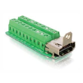 DELOCK Adapter Terminalblock > HDMI-Bu