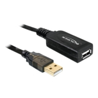 DELOCK Kabel USB 2.0 Verlaengerung aktiv 20m