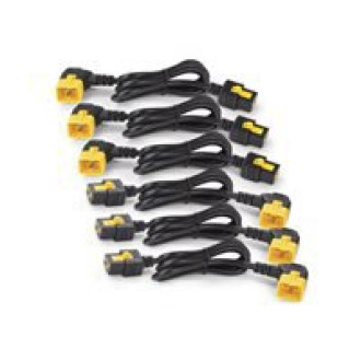 APC Power cable IEC 60320 C19 to IEC 60320 C20 16 A latched 90 connector Black