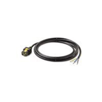 APC Power cable IEC 60320 C19 to hardwire 3-wire AC 240V 16 A 3m Black