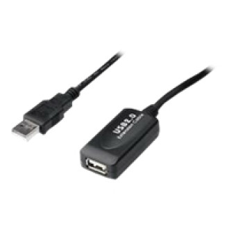 DIGITUS Repeater Kabel USB2 Verlaengerungskabel mit Verstaerker 20m