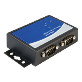 DELOCK Adapter USB 2.0 zu 2 x RS422/485 Seriell Industrie