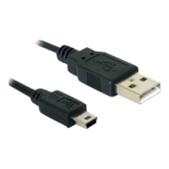 DELOCK Kabel USB 2.0 A Stecker > USB 2.0 Mini B Stecker 1,0 m
