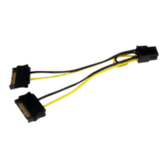 STARTECH.COM 6in SATA Power to 6 Pin PCI Express Video Card Power Cable Adapter