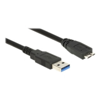 DELOCK Kabel USB 3.0 Typ-A Stecker > USB 3.0 Typ Micro-B Stecker 2,0 m schwarz