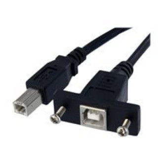 STARTECH.COM 1 ft Panel Mount USB Cable B to B - F/M