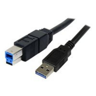 STARTECH.COM 3m Black SuperSpeed USB 3.0 Cable A to B - M/M