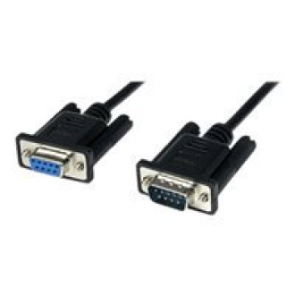 STARTECH.COM 1m Black DB9 RS232 Serial Null Modem Cable F/M