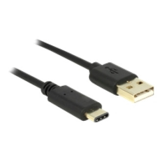 DELOCK Kabel USB 2.0 Typ-A Stecker > USB Type-C 2.0 Stecker 2,0 m schwarz