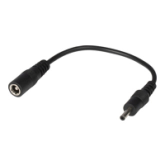 LINDY Adapterkabel DC 2,5/5,5mm Buchse / 1,35/3,5mm Stecker fuer Netzteile z.B. fuer USB Hubs