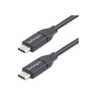 STARTECH.COM 0.5m USB C Cable - USB 2.0 - M/M - USB-C Charger Cable - USB 2.0 Type C Cable - Short USB C Cable