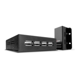 LINDY USB 2.0 Cat.5 Extender 50m Power over RJ45 4 Port