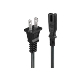 LINDY 2m USA Netzstecker an IEC C7