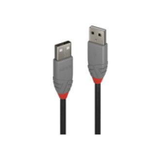 LINDY 0,5m USB 2.0 Typ A Anthra Line