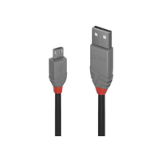LINDY 2m USB 2.0 A/MicroB Kabel Anthra