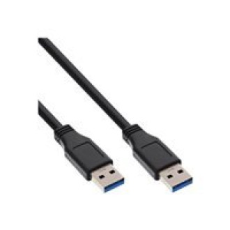INLINE USB 3.0 Kabel A an A schwarz 2m
