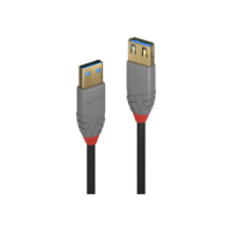 LINDY 3m USB 3.0 Typ A Verlaengerungskabel A male / female Anthra Line