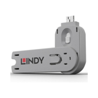 LINDY Schlüssel USB Port Schloss weiss