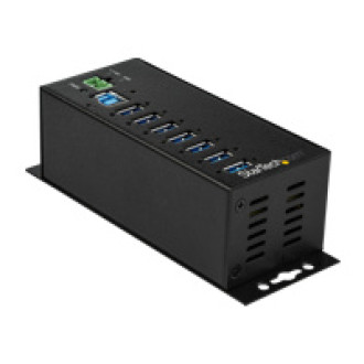 STARTECH.COM 7-Port Industrial USB 3.0 Hub with External Power Adapter - ESD and 350W Surge Protection HB30A7AME