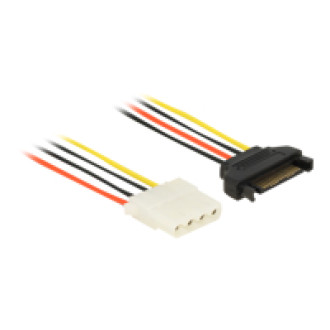 DELOCK 60137 Power Cable SATA 15 pin male > 4 pin female 50cm