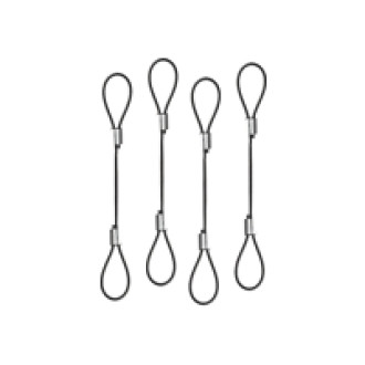 LINDY Adapter und Kabelsicherung 4er Pack