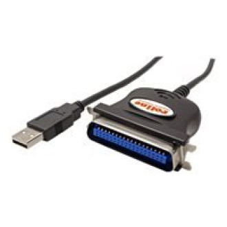 ROLINE USB Konverter Kabel USB nach IEEE 1284 schwarz 1,8m
