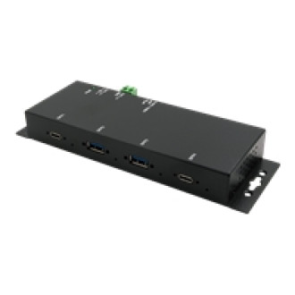 EXSYS EX-1234HMVS 4 Port USB 3.2 Gen2 Hub mit 2x USB-C und 2x USB-A Anschluss