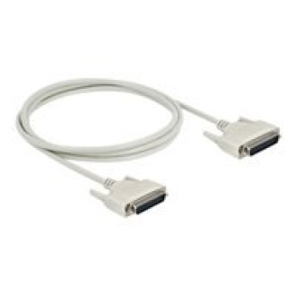 DELOCK Serielles Kabel D-Sub 25 Stecker zu Stecker 2m