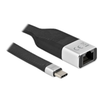 DELOCK FPC Flachbandkabel USB Type-C zu Gigabit LAN 10/100/1000 Mbps 15cm