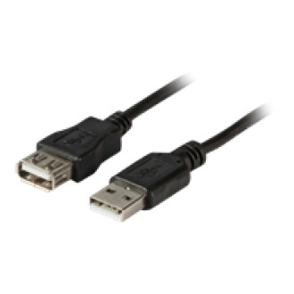 EFB USB2.0 Verlaengerungskabel 0,5m GRAU Stecker A auf Buchse A