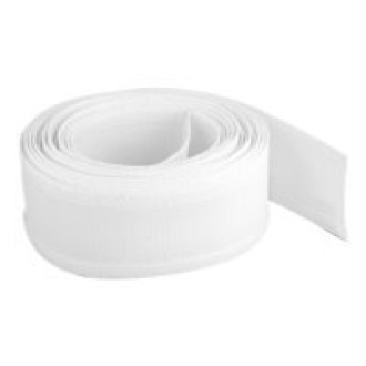 DELOCK Geflechtschlauch mit Klettverschluss 5m x 19mm weiss