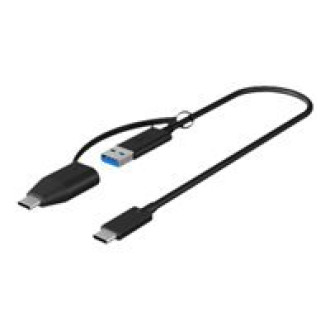 ICY BOX IB-CB033 USB 3.2 Gen2 Kabel Type-C zu Type-A und Type-C Laenge 35 cm bis zu 10 Gbit/s