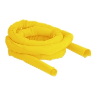 DELOCK Gewebeschlauch selbstschliessend hitzebeständig 2 m x 25 mm gelb