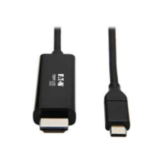 EATON TRIPPLITE USB C to HDMI Adapter Cable USB 3.1 4K M/M USB-C BK 6ft Video/audio cable 24 pin USB-CM revers to HDMIM 1.8m